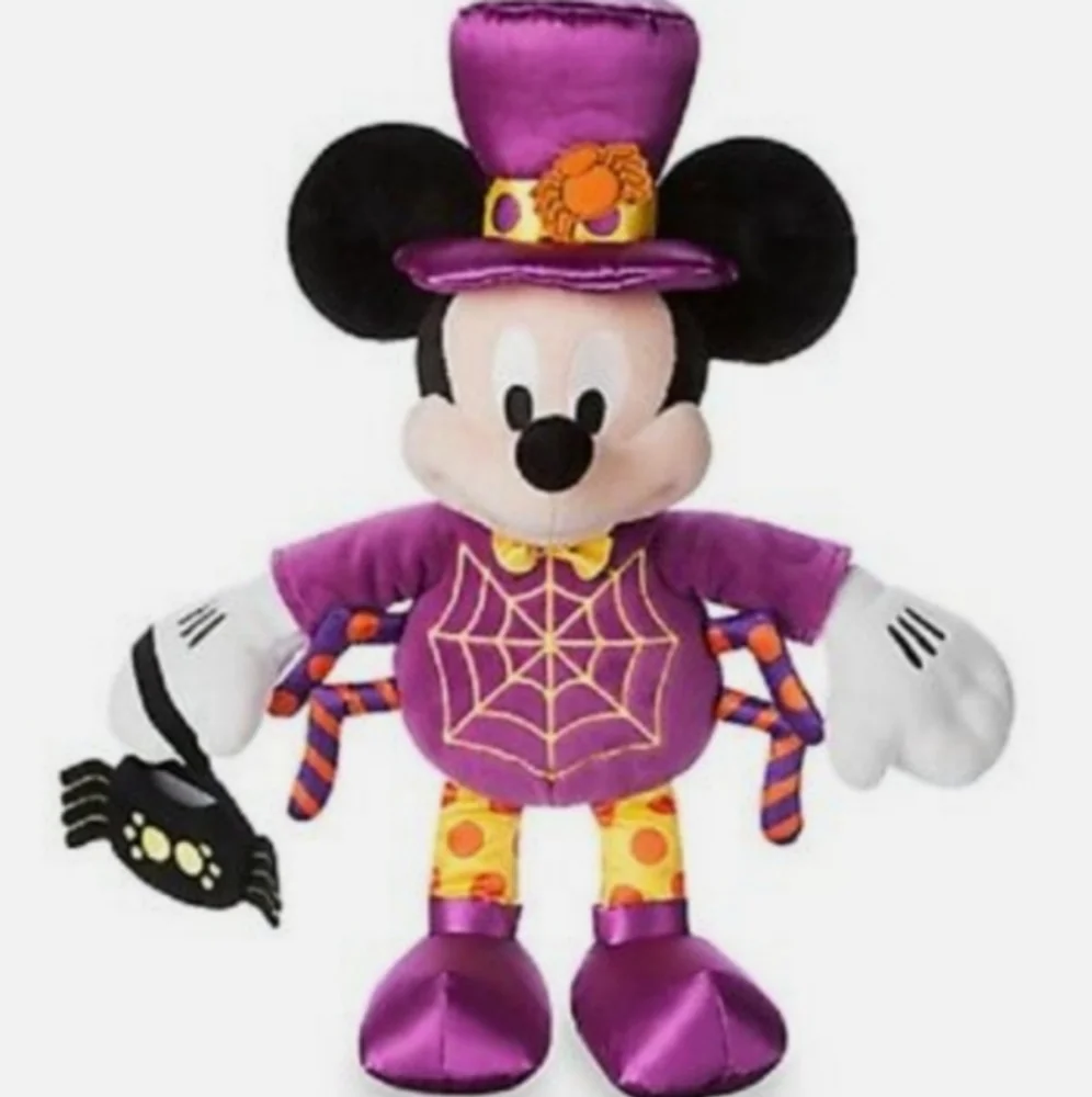 Disney Halloween Spider Mickey Mouse Plush